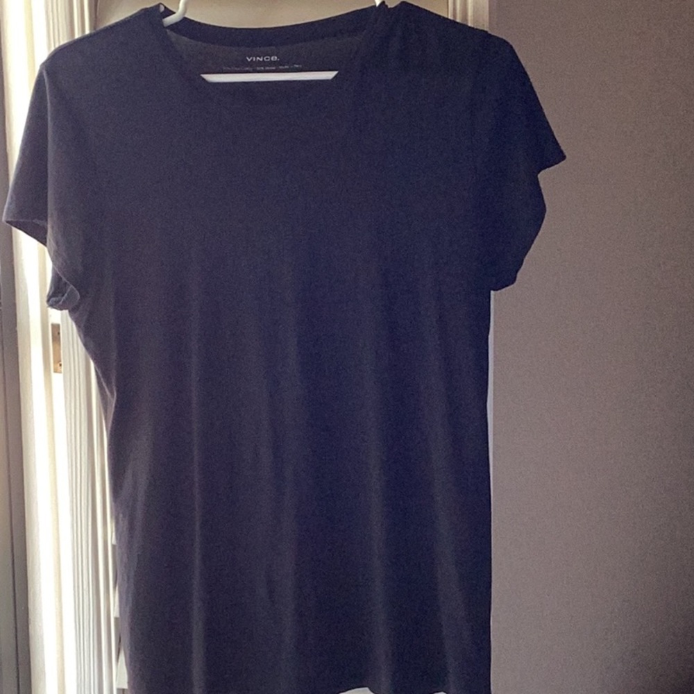 Vince Cotton Blend T Shirt